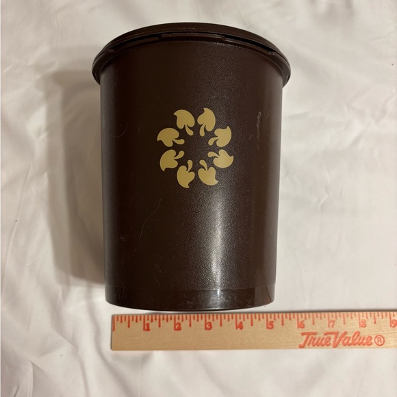 Tupperware Yellow and Brown Storage Bins - Picture 5 of 7